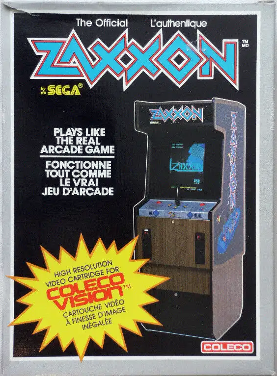 Zaxxon (CA) US Front Box Art