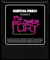 Ms. Space Fury Main Cartridge