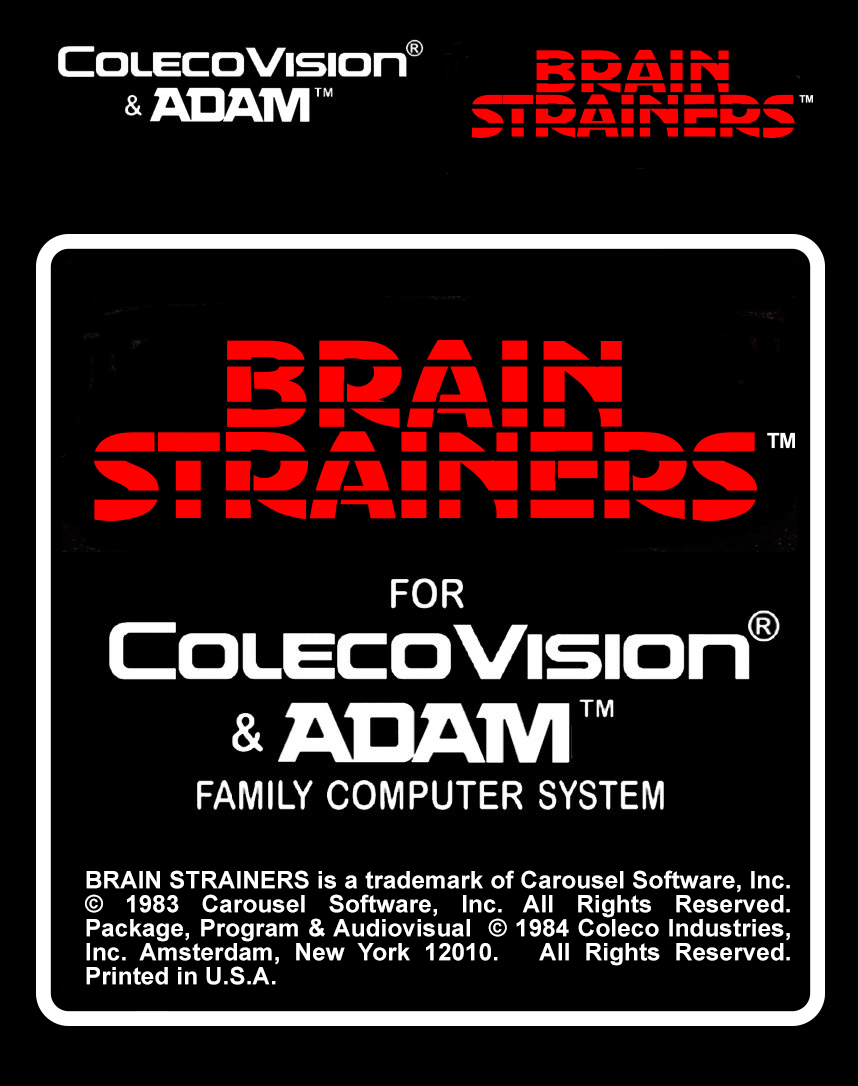 Brain Strainers Cartridge Label