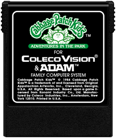 Cabbage Patch Kids: Adventure in the Park Main Cartridge