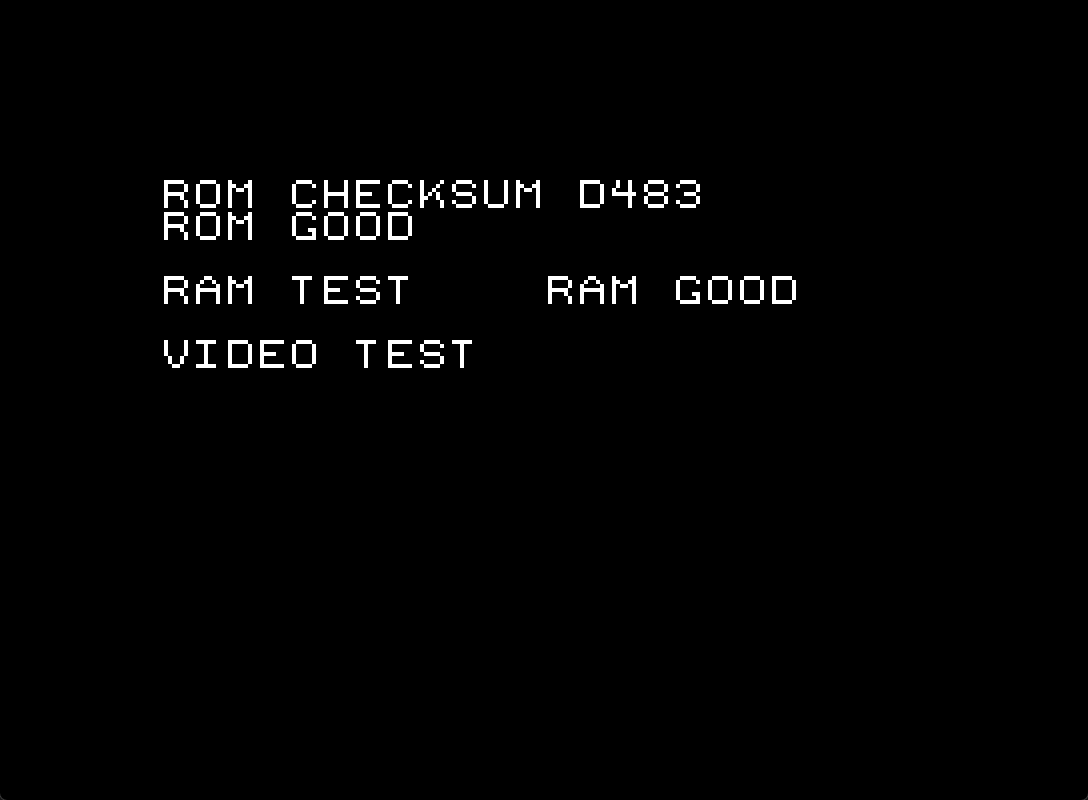 ColecoVision Final Test Screenshot 1