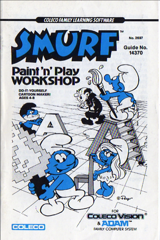 Smurf - Paint 'n' Play Workshop US User Manual
