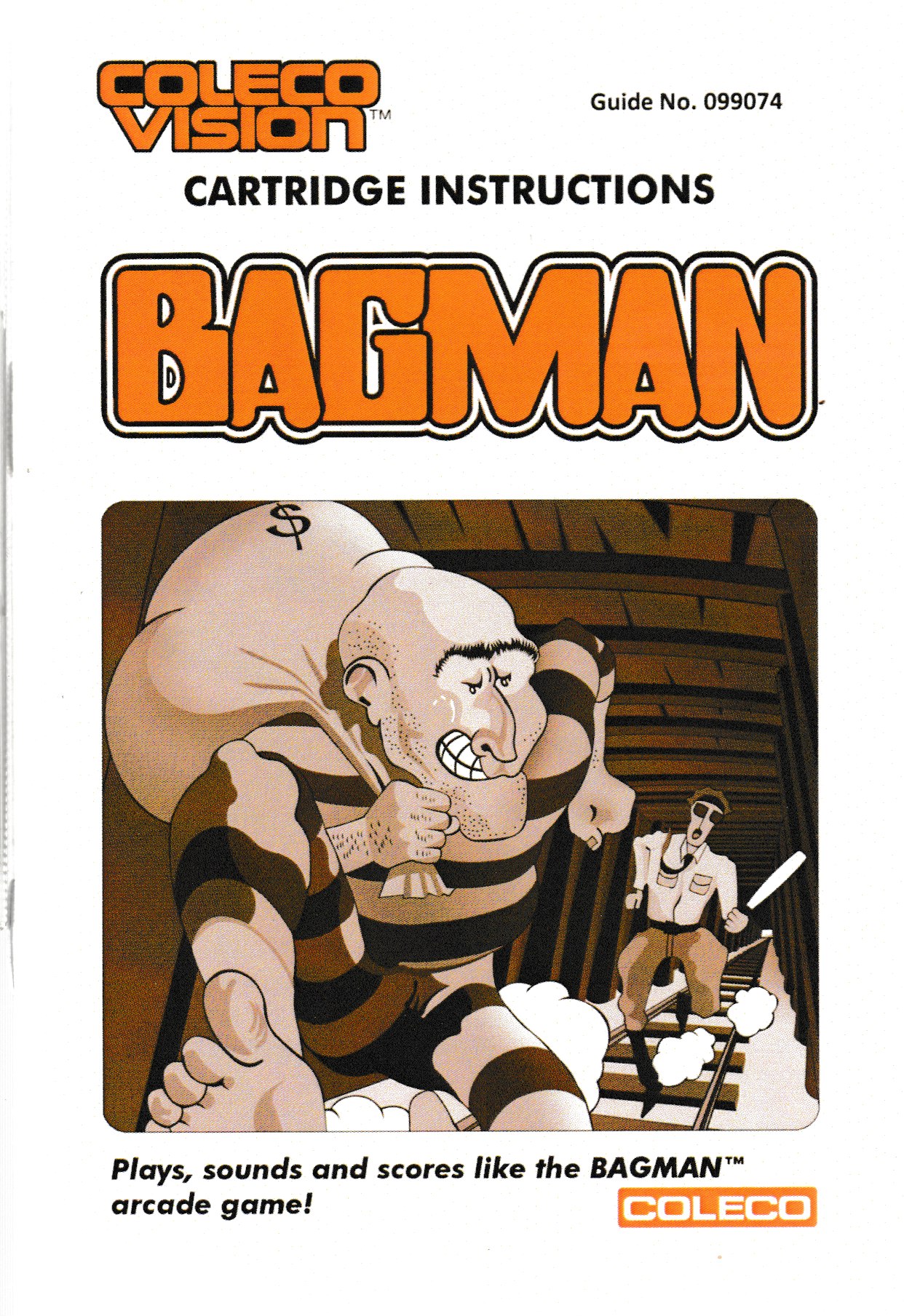 Bagman (Yellow) US User Manual