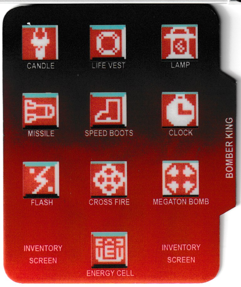 Bomber King (Re-Release) US Controller Overlay