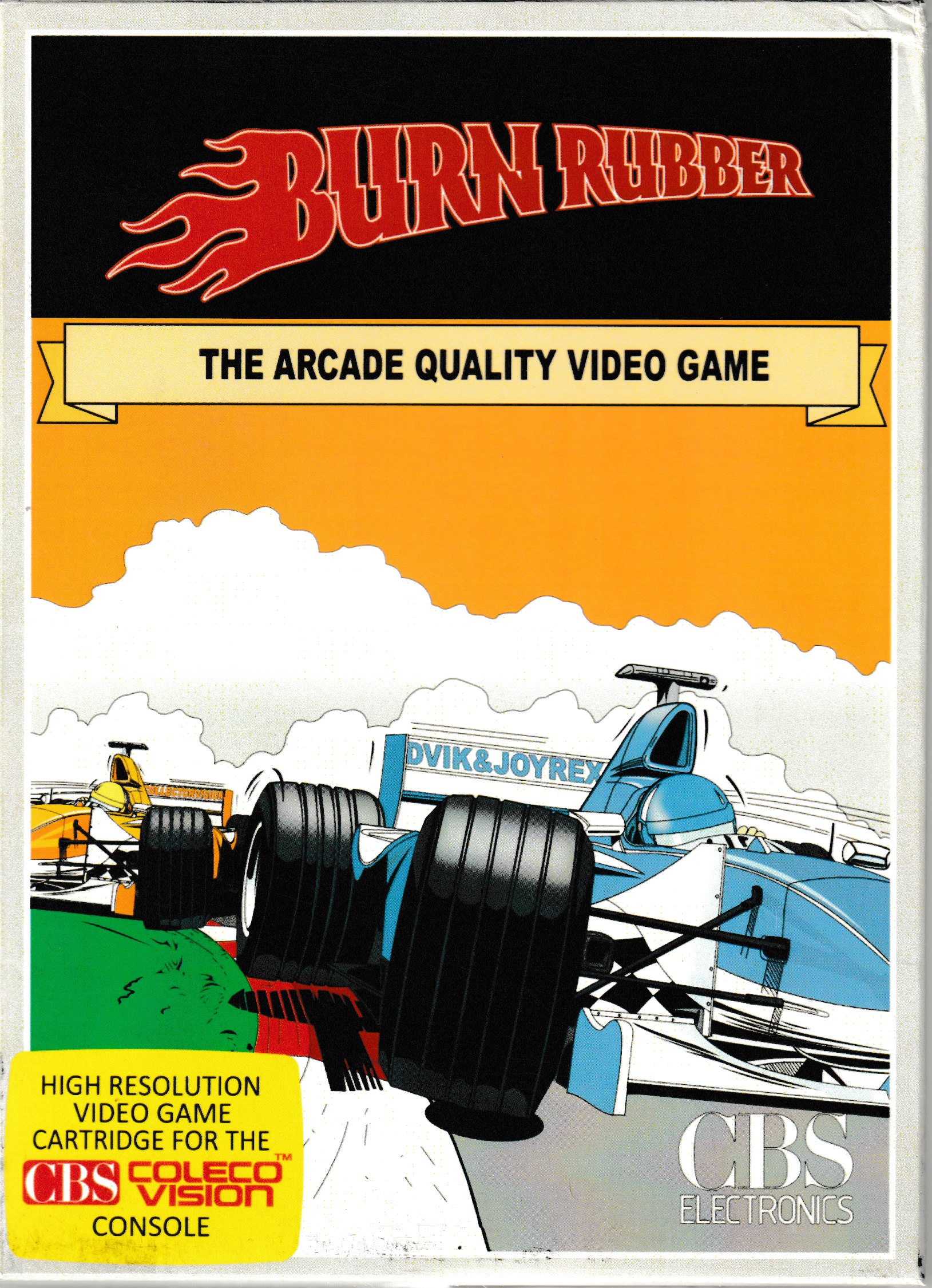 Burn Rubber (CBS) US Front Box Art