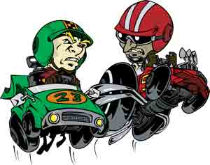 Burn Rubber (CBS) Promotional Material 2