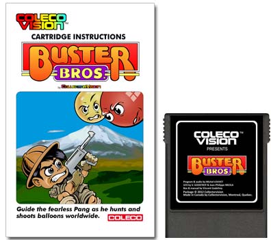 Buster Bros. / Pang (CBS) US User Manual