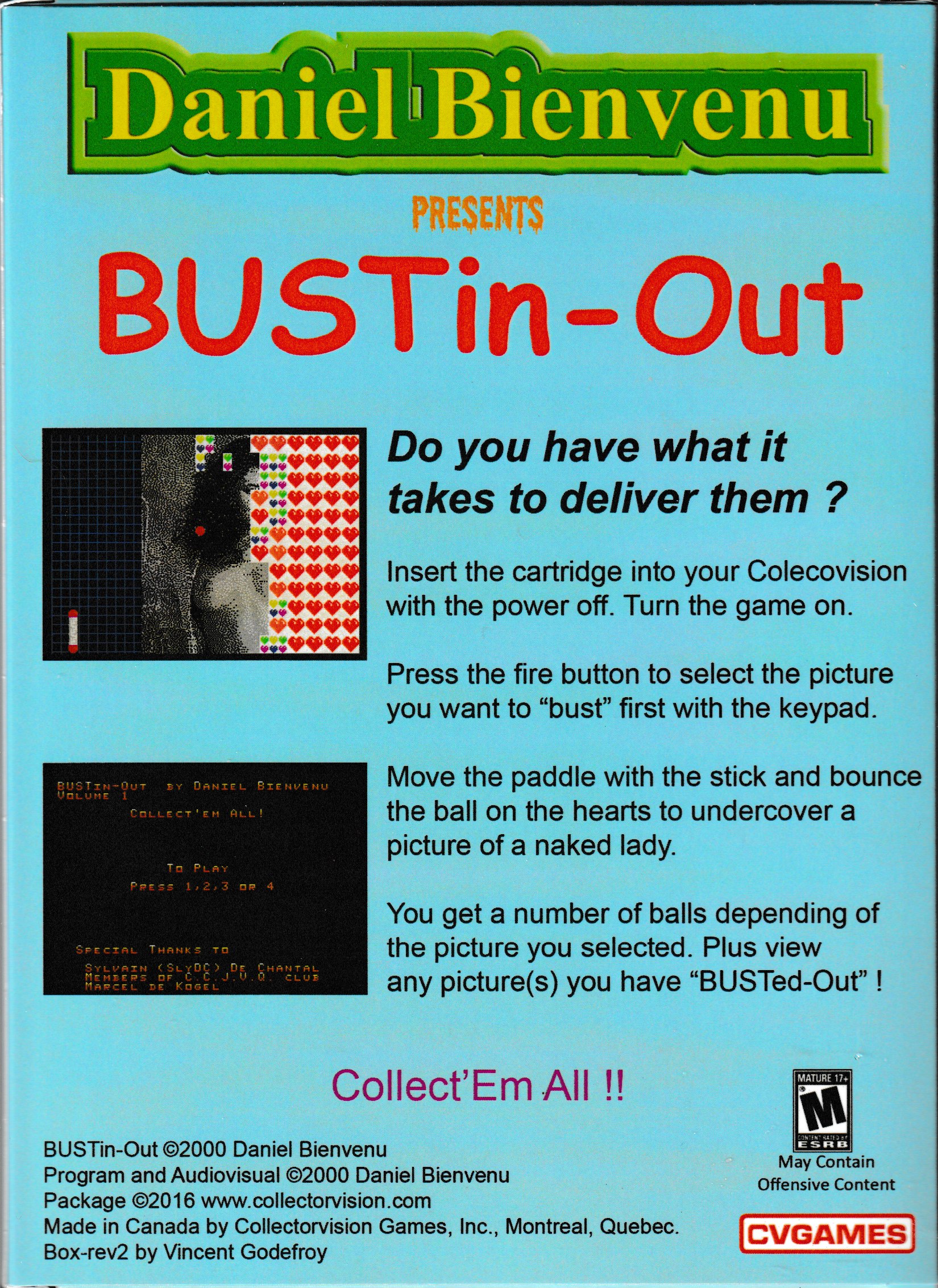 BUSTin-Out Vol. 3 US Back Box Art