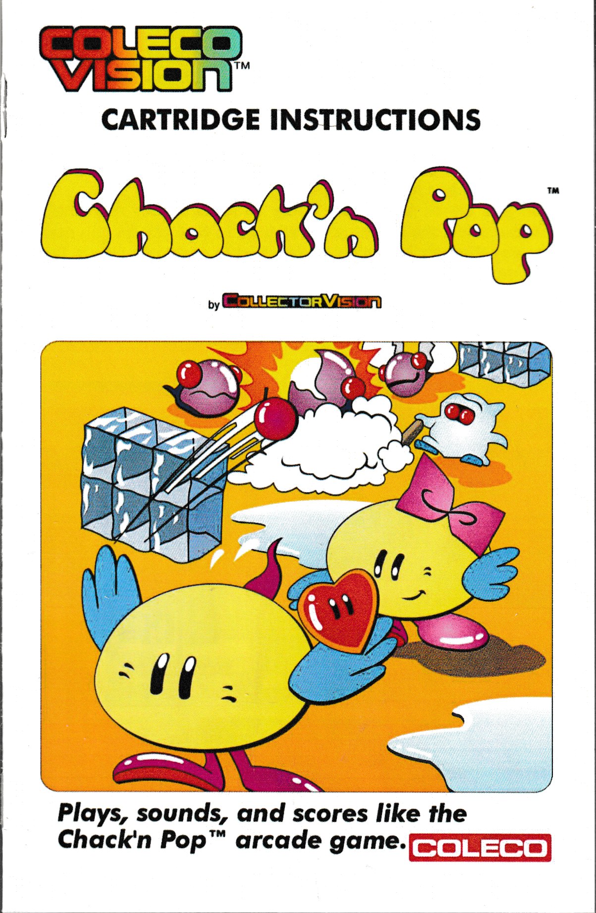 Chack'n Pop (Re-Release) US User Manual