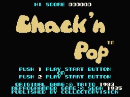 Chack'n Pop (Re-Release) Screenshot 1