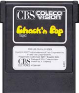 Chack'n Pop (CBS) Main Cartridge