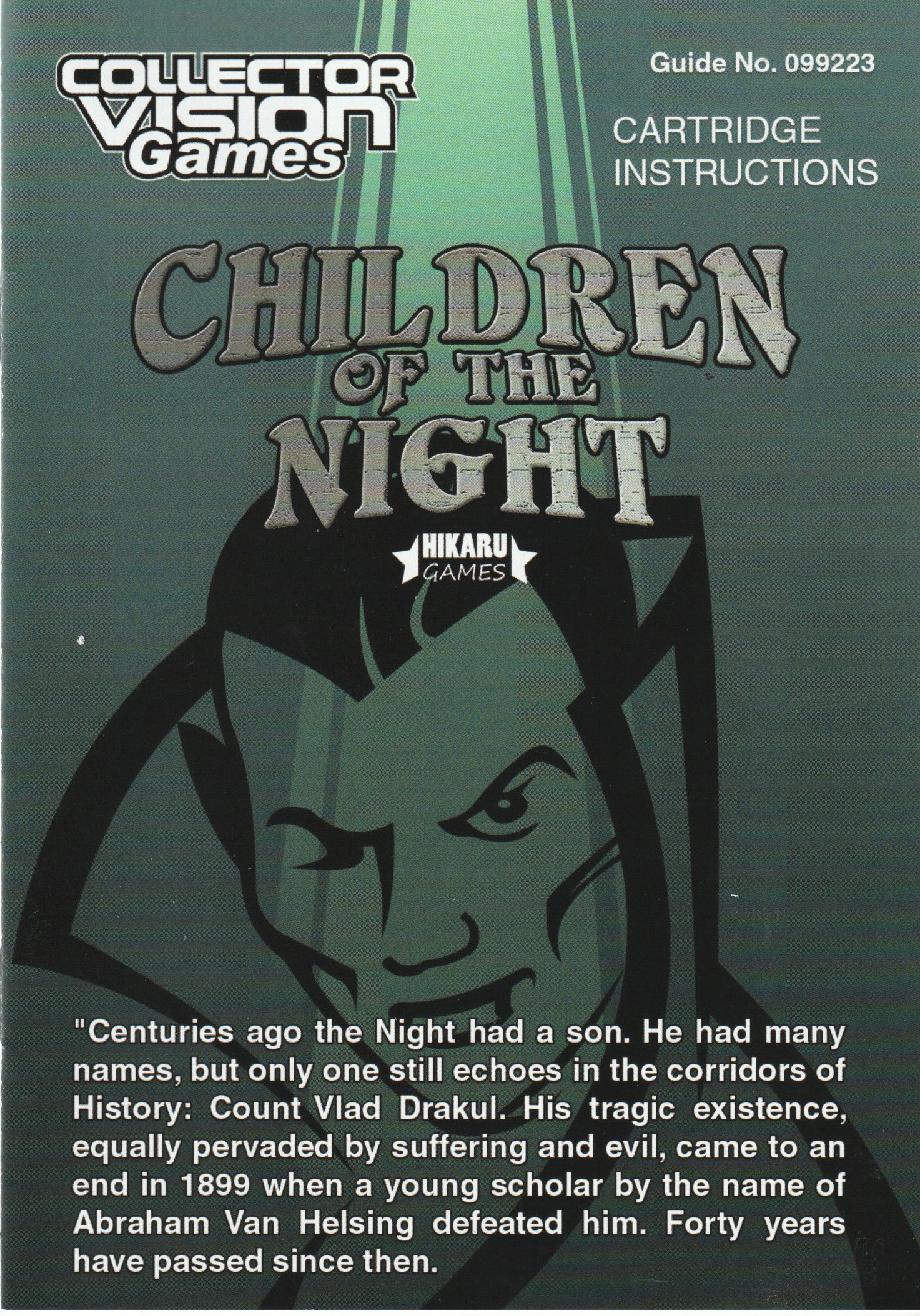Children of the Night (Re-Release) US User Manual
