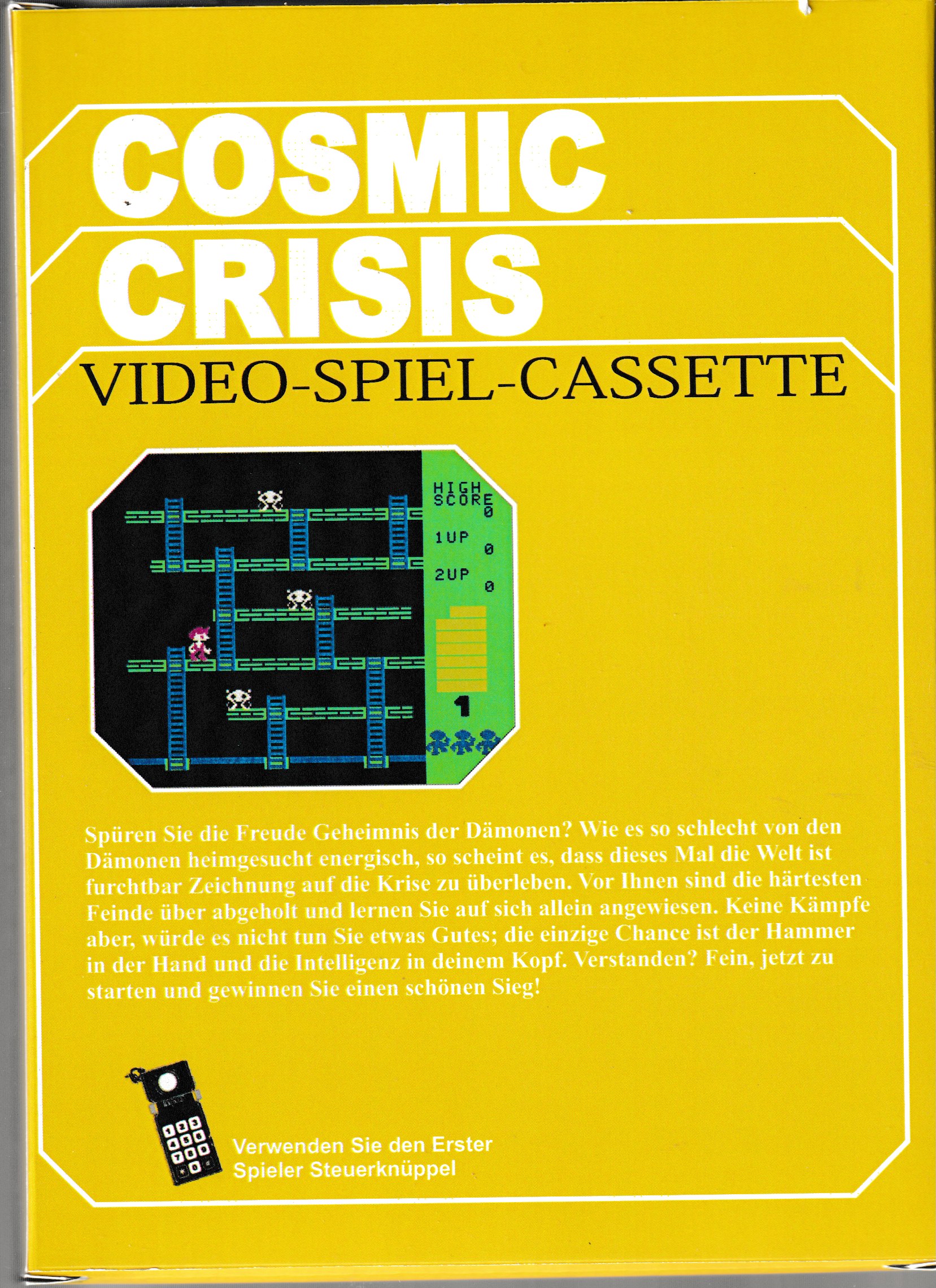 Cosmic Crisis US Back Box Art