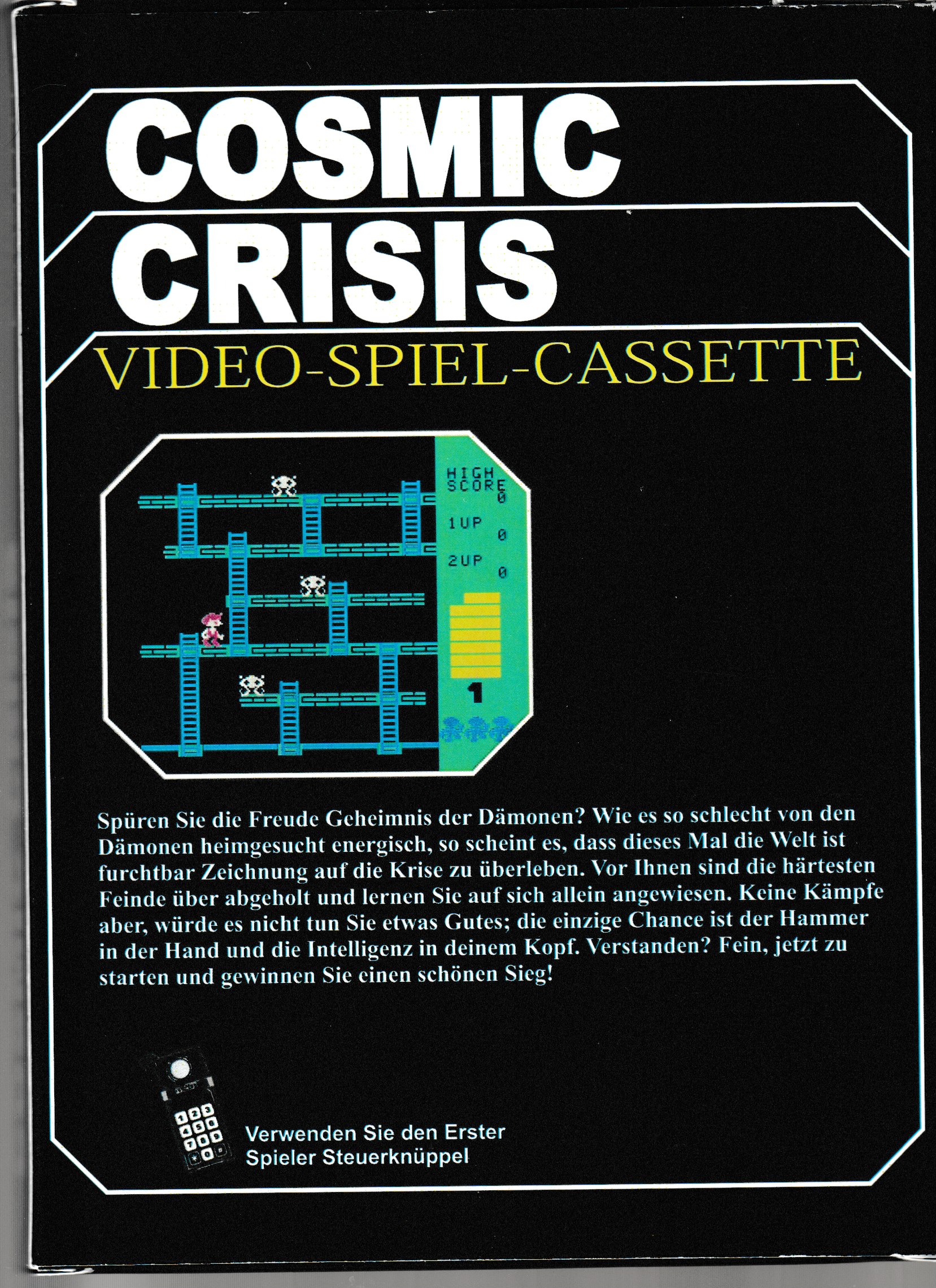 Cosmic Crisis US Back Box Art