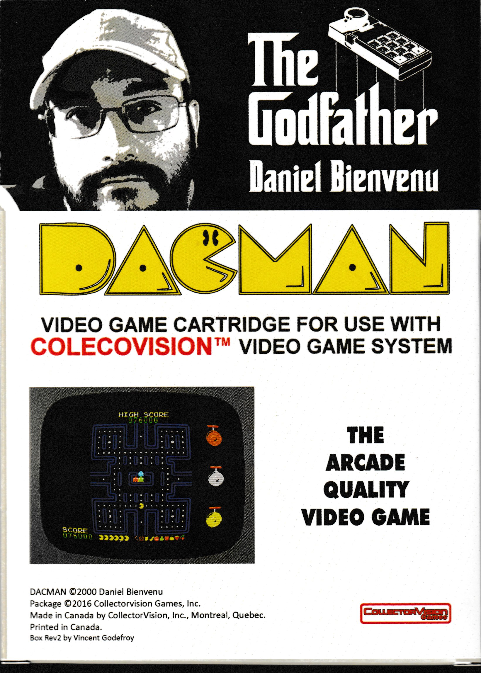 DacMan v1.0 US Back Box Art