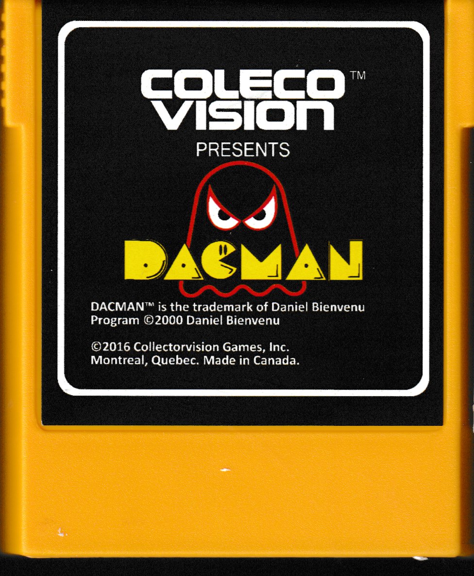 DacMan v1.0 Main Cartridge