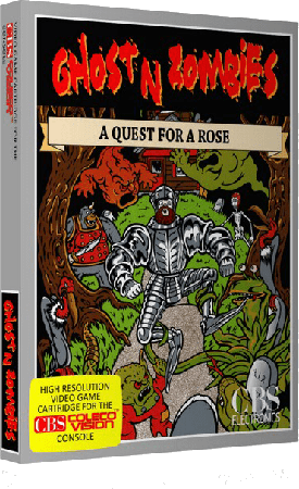 Ghost'n Zombies: A Quest For a Rose US Front Box Art