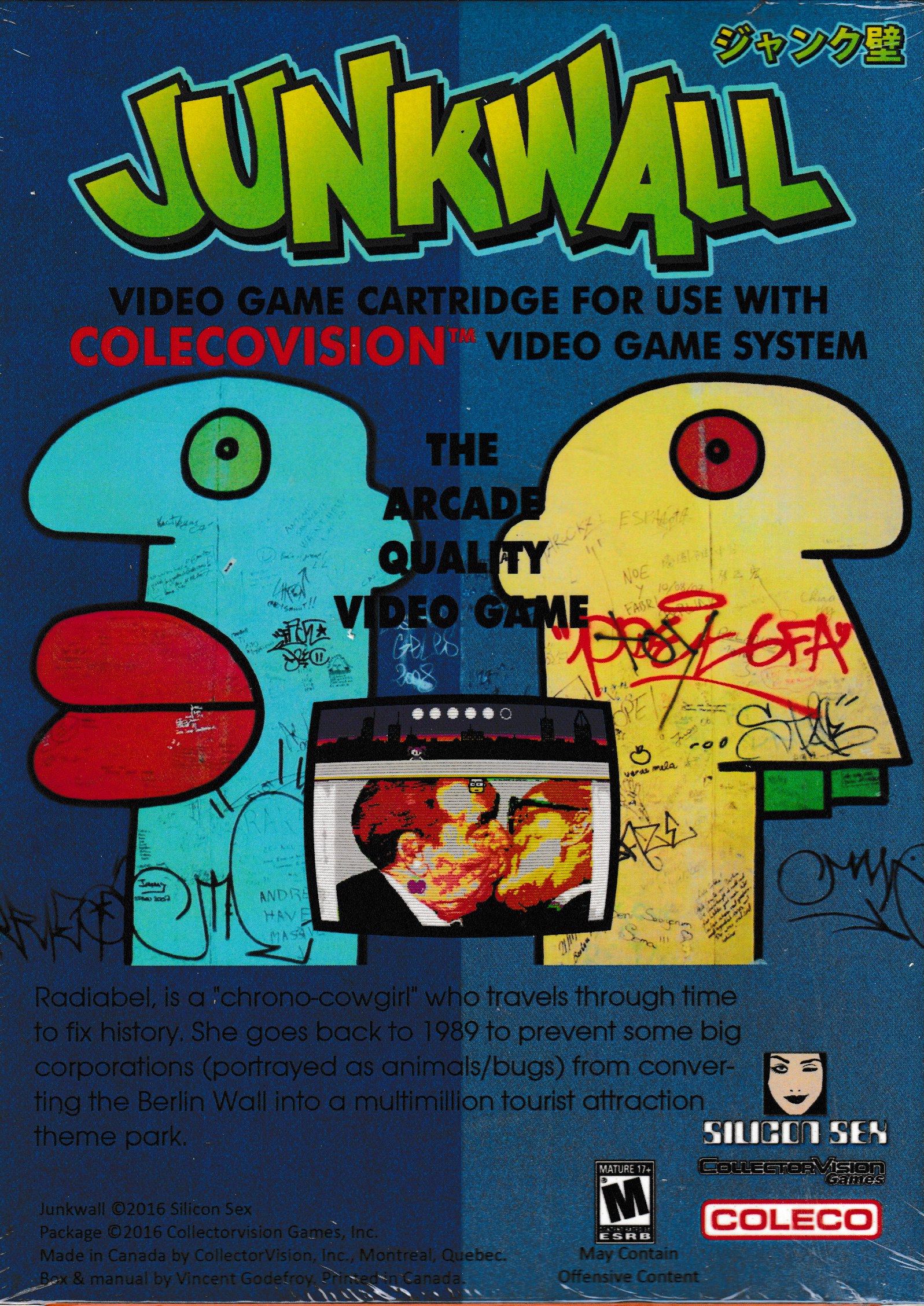Junkwall US Back Box Art