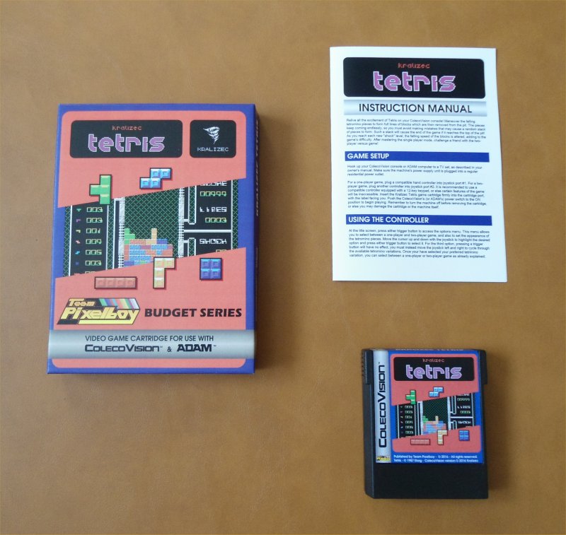 Kralizec Tetris (Re-Release) Main Cartridge