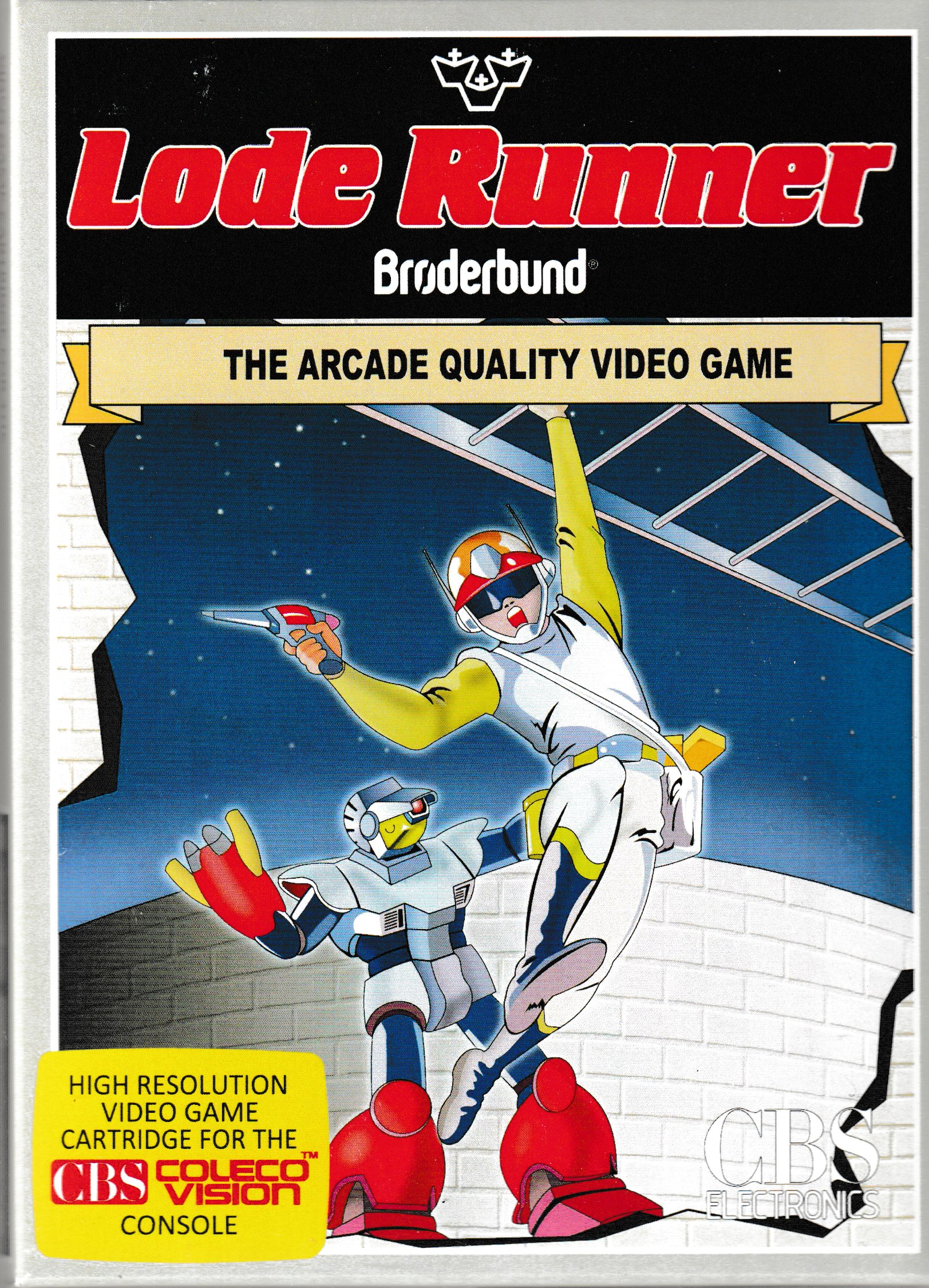 Lode Runner (CBS) US Front Box Art