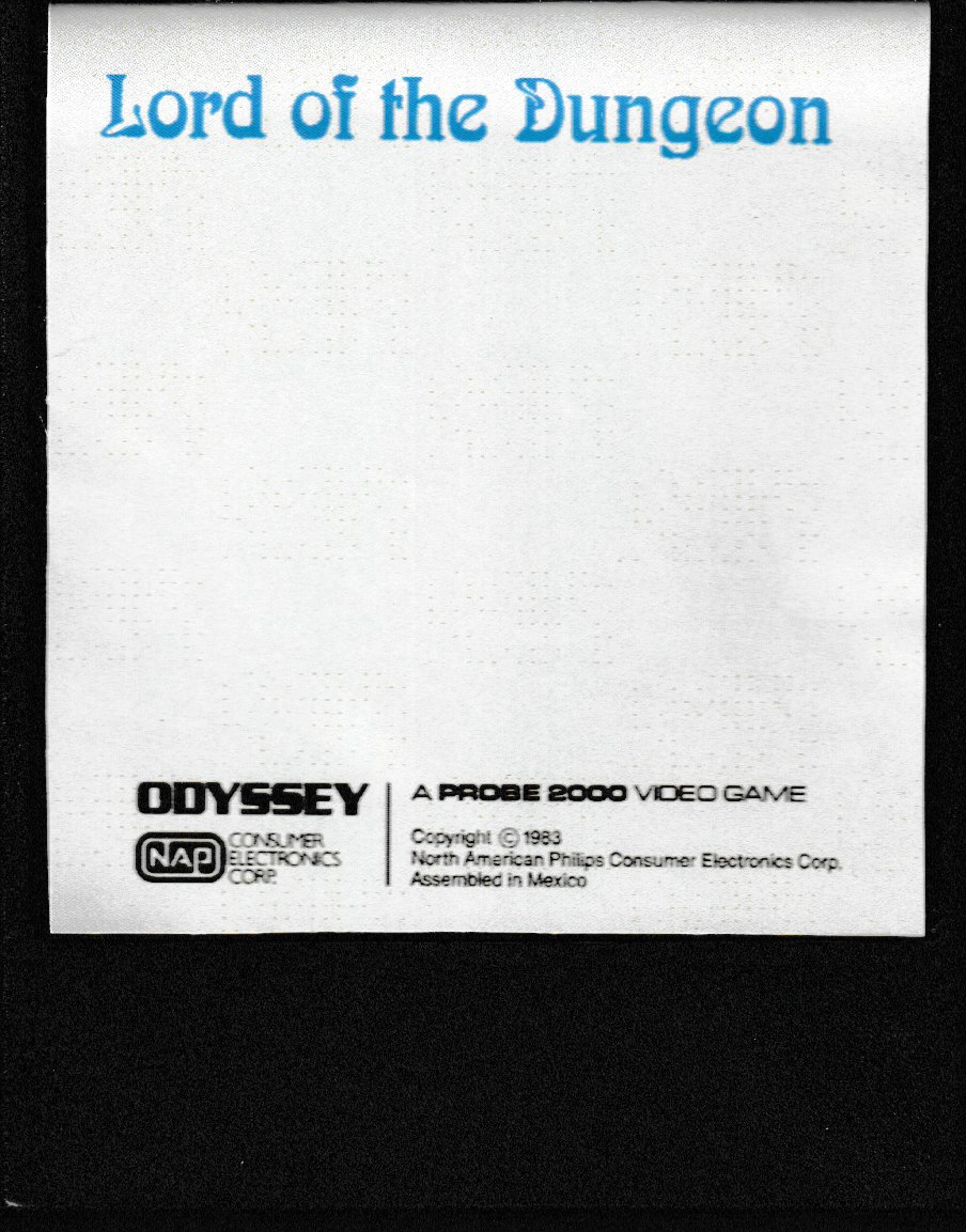 Lord of the Dungeon (War Room Box Kit) Main Cartridge