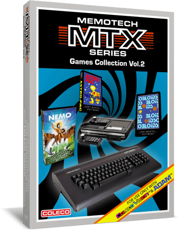 Memotech MTX Series Games Collection Vol.2 US Front Box Art