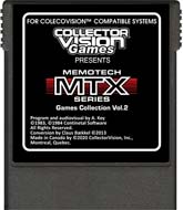 Memotech MTX Series Games Collection Vol.2 The cartridge