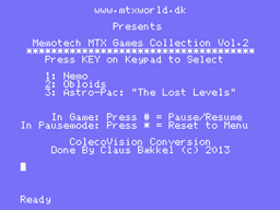 Memotech MTX Series Games Collection Vol.2 screenshot 2