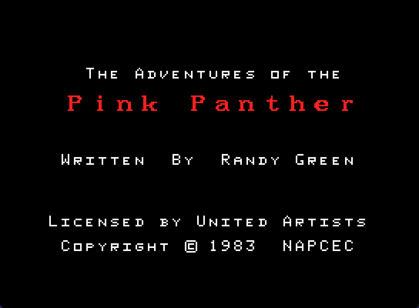 Pink Panther, The Adventures Of  (Blue) Screenshot 1