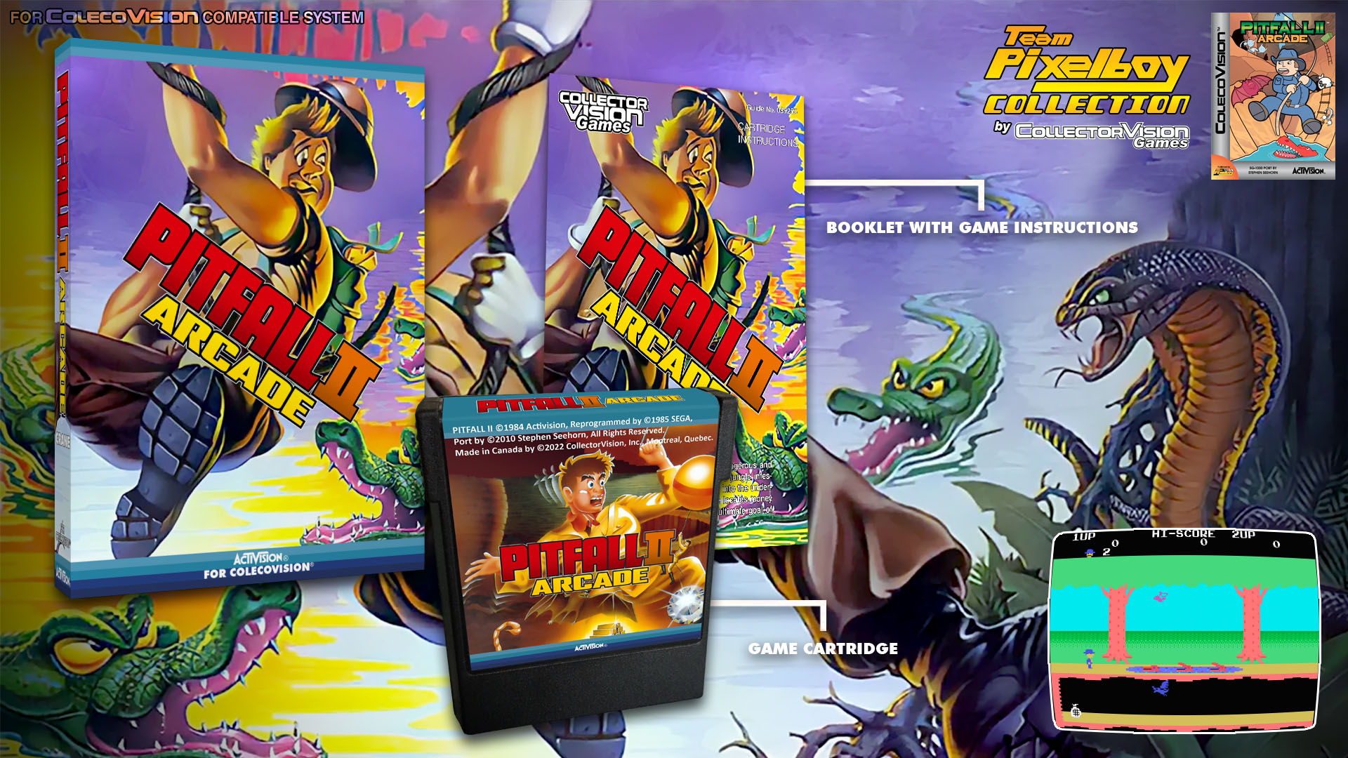 Pitfall II Arcade Advertisement