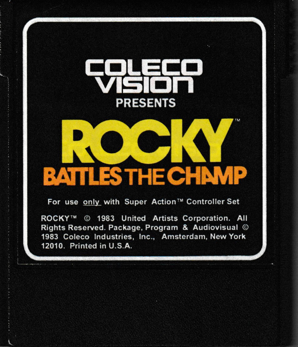 Rocky Battles The Champ Main Cartridge