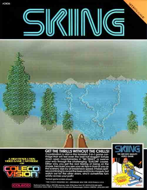 Skiing (Box Only) Advertisement