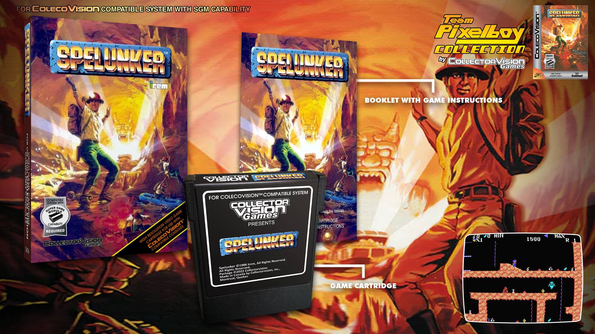 Spelunker (Re-Release) Advertisement