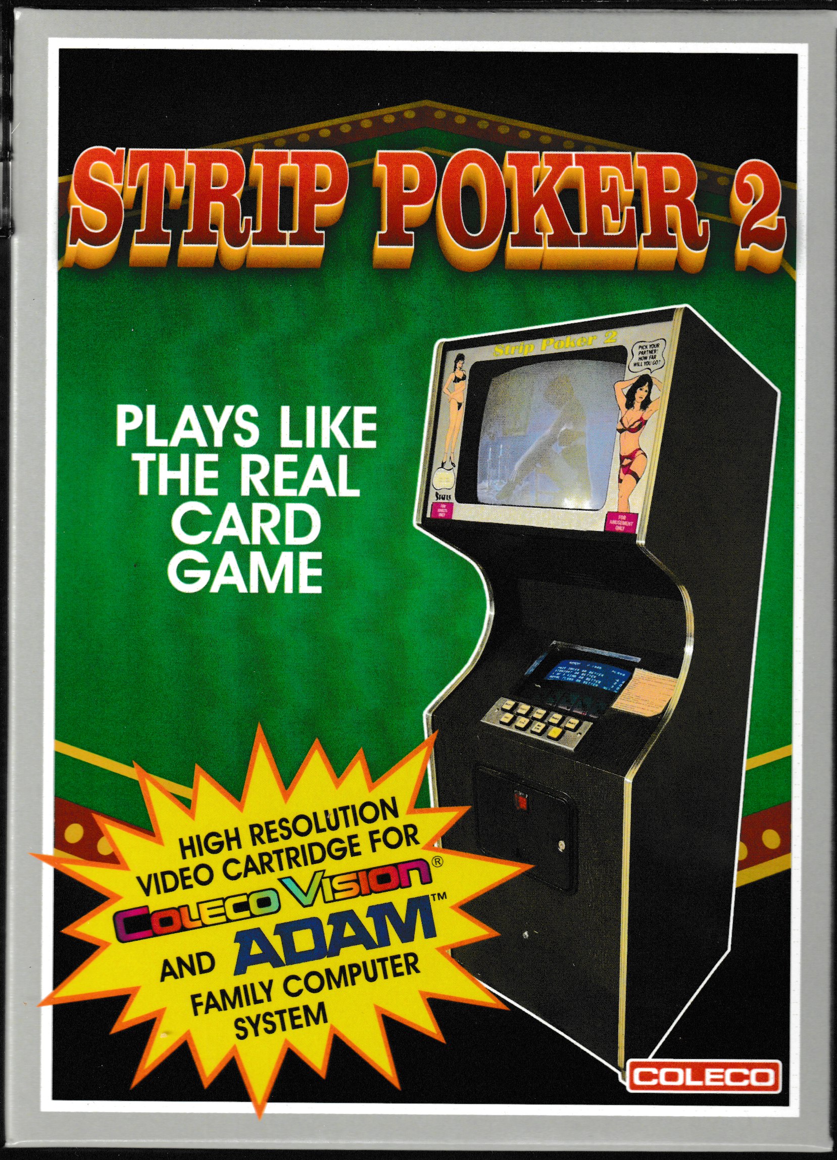 Strip Poker 2 US Front Box Art