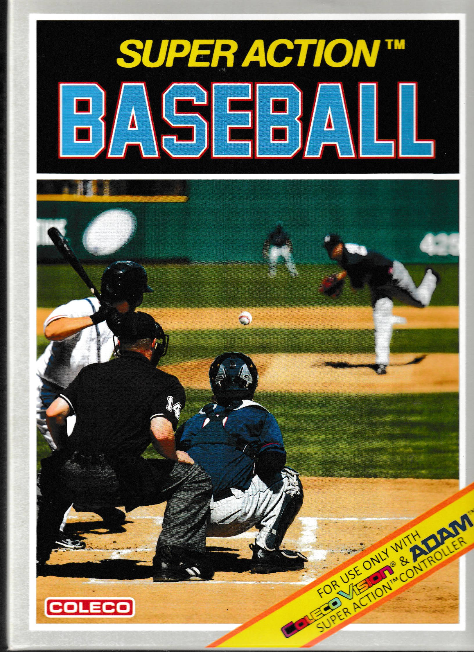 Super Action Baseball (Box Only) US Front Box Art