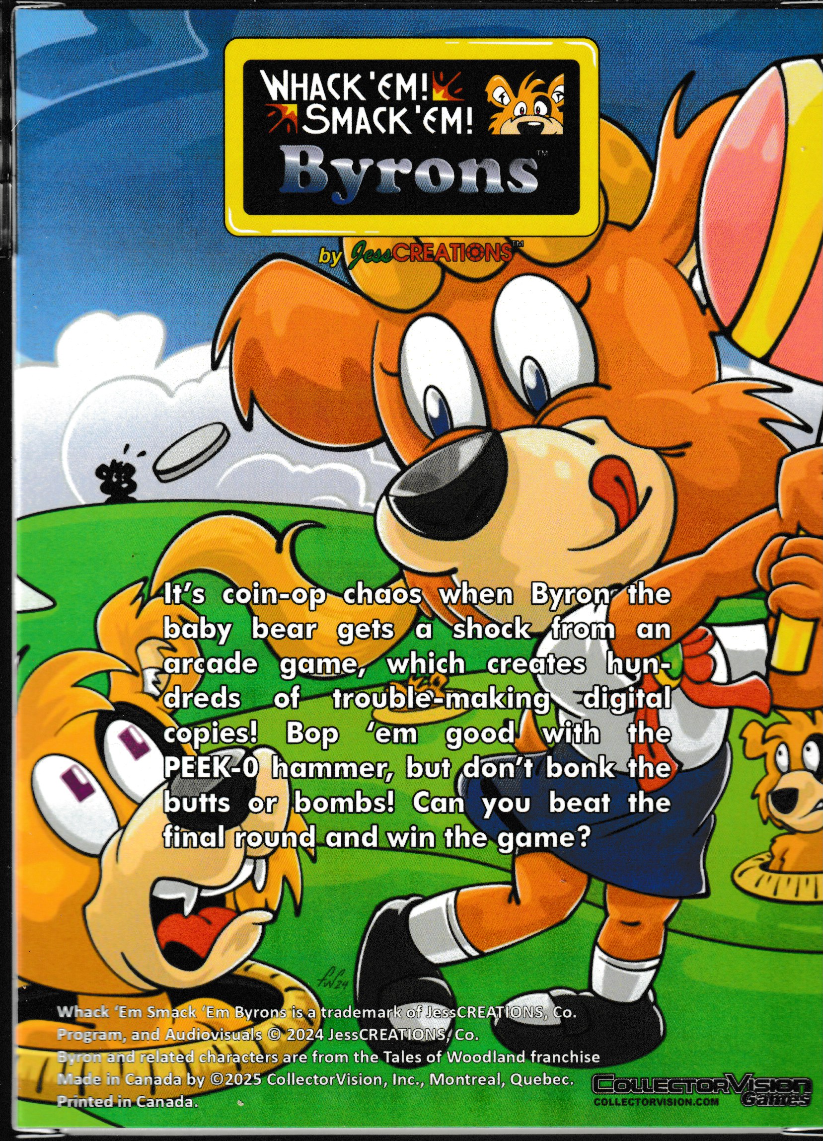 Whack'em Smack'em Byrons US Back Box Art