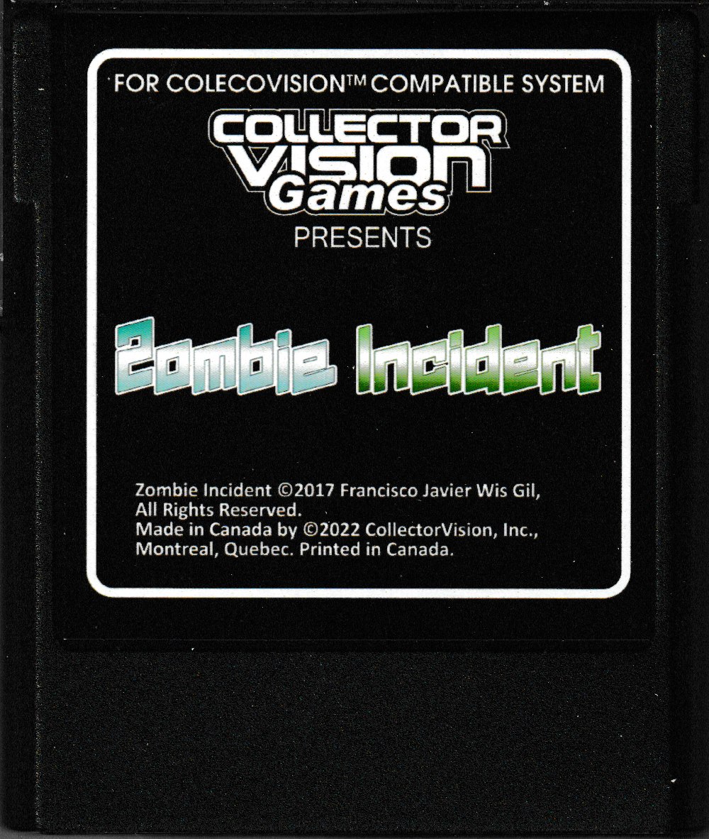 Zombie Incident (Re-Release) Main Cartridge