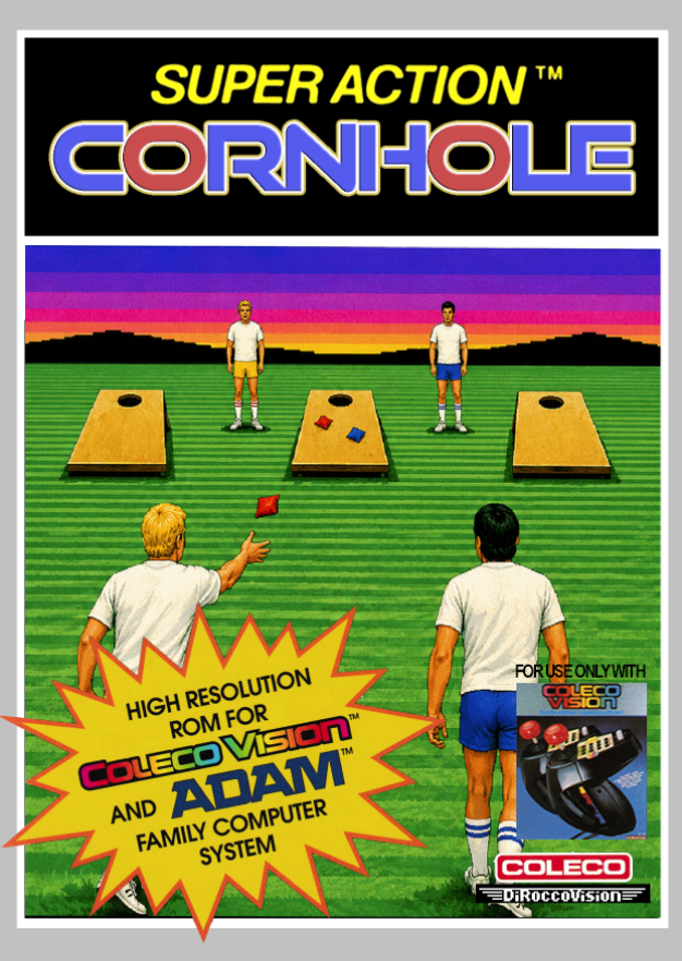 Super Action Cornhole US Front Box Art