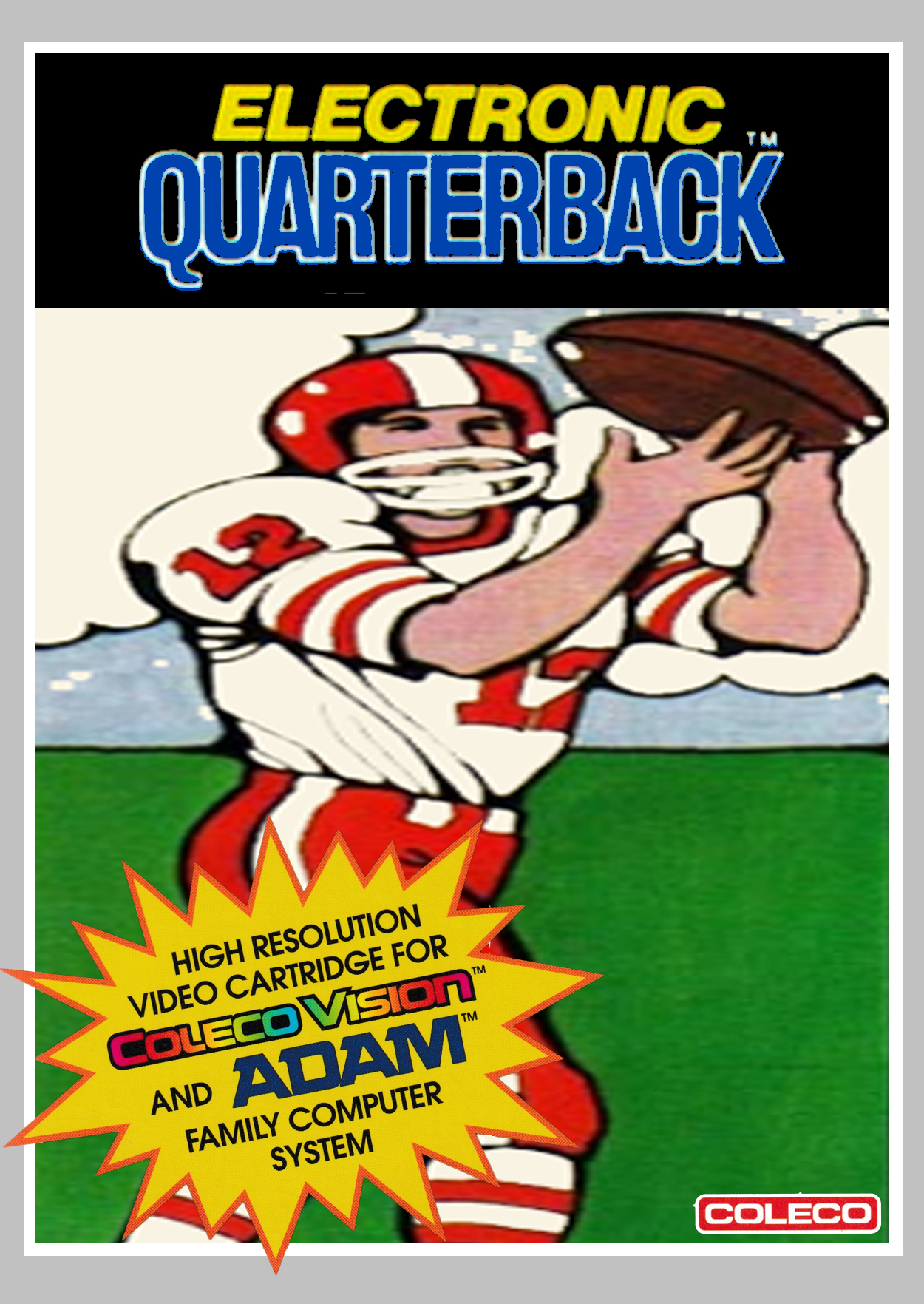 Electronic Quaterback US Front Box Art