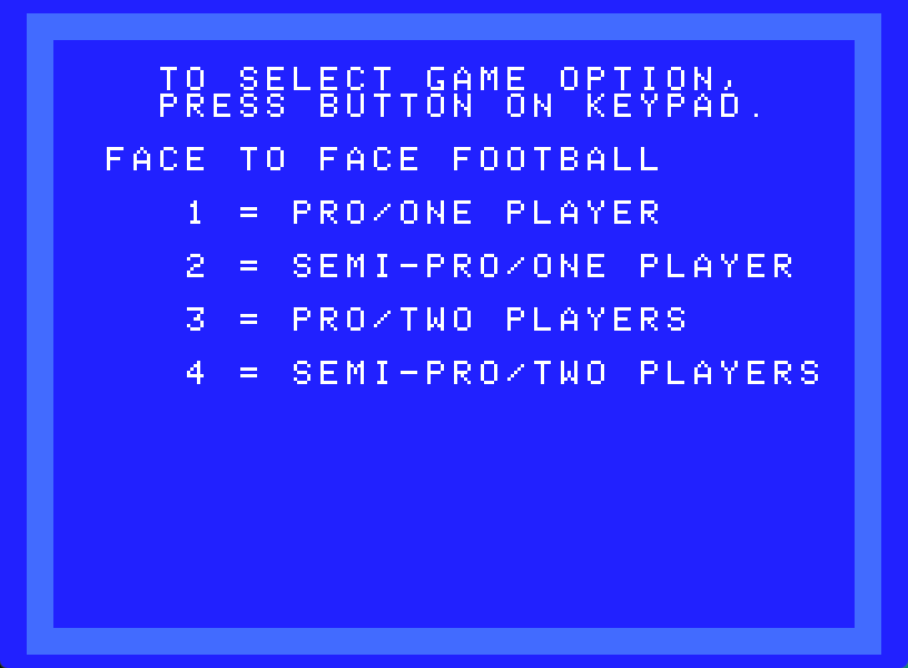 Face to Face Football Screenshot 2