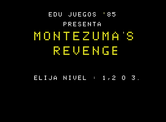 Montezuma's Revenge (AR) Screenshot 1