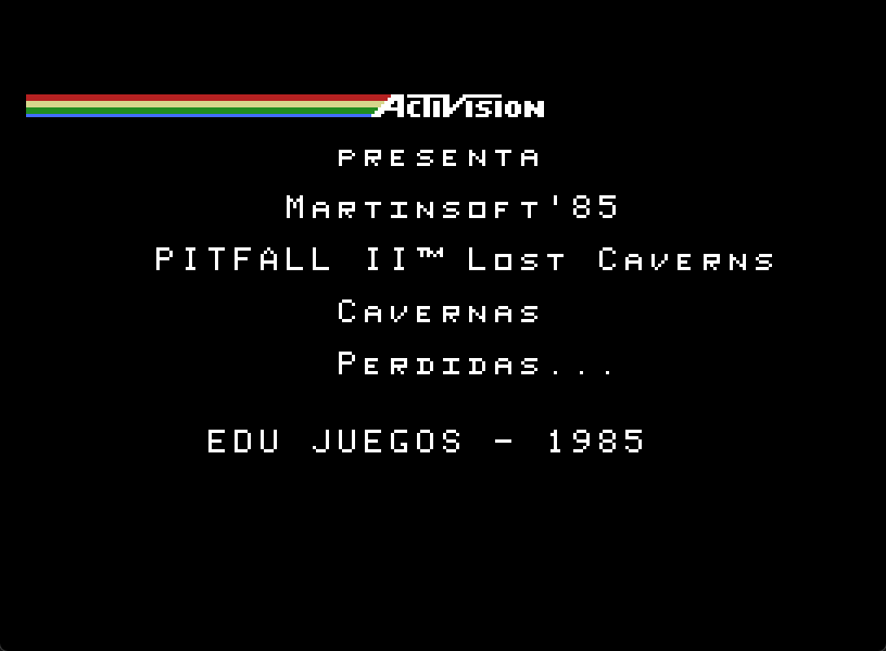 Pitfall II / Threshold Screenshot 1