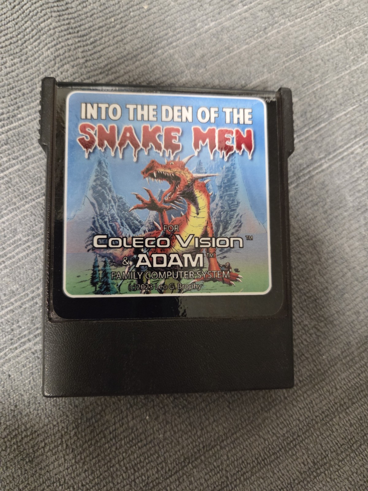 Into The Den Of The Snake Men (Gold) Main Cartridge