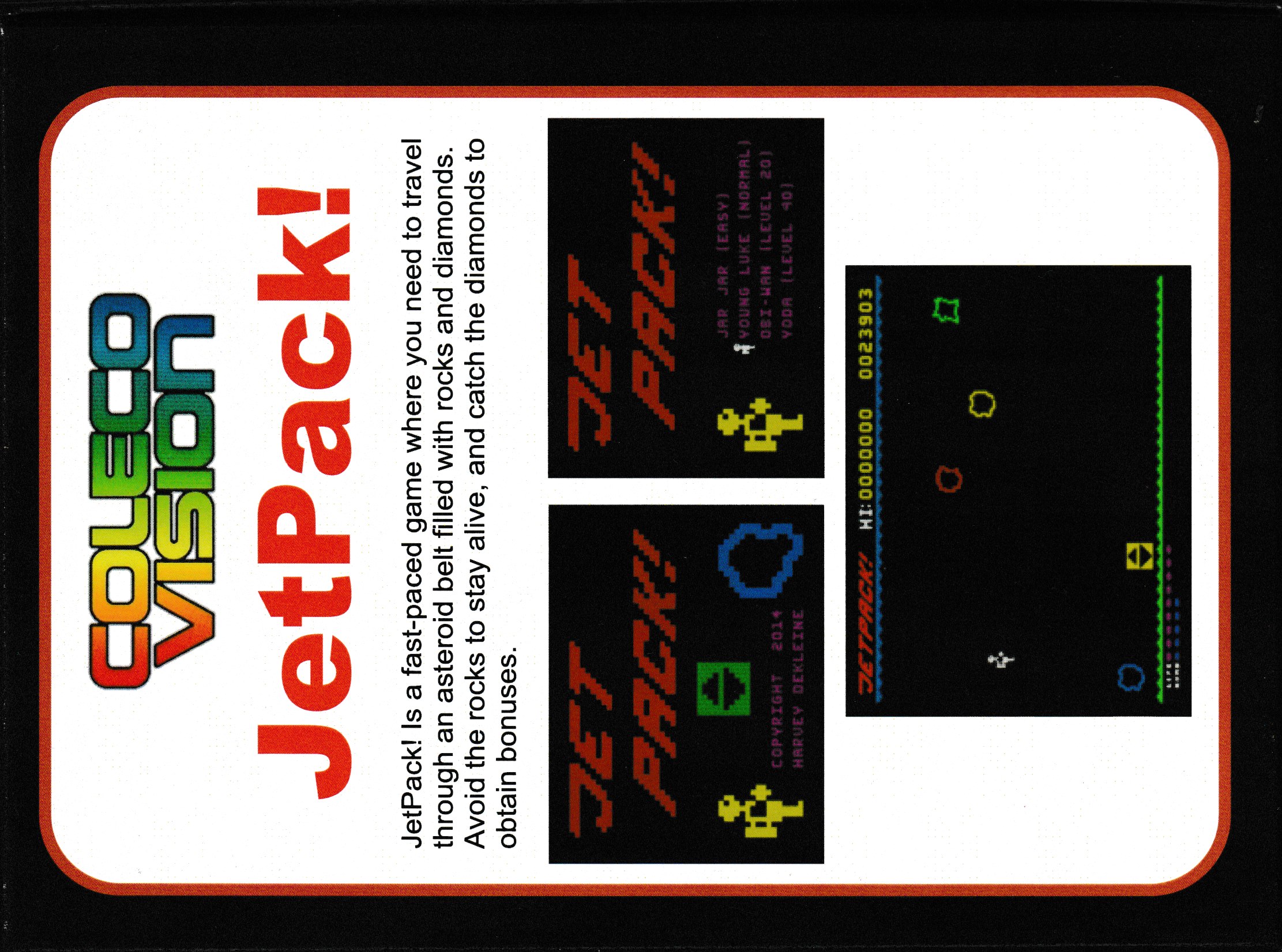Jet Pack! US Back Box Art