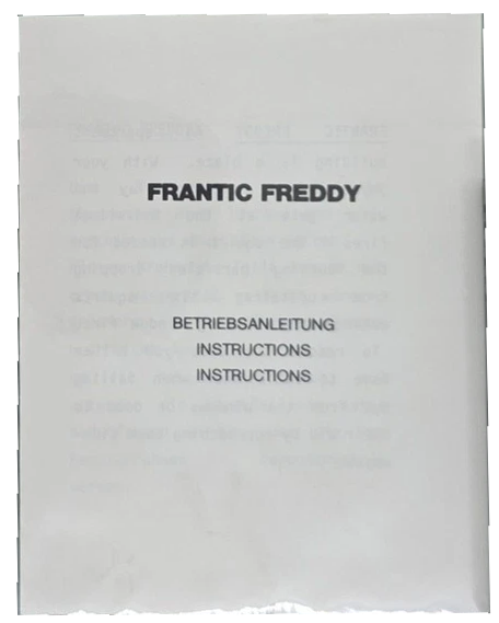 Frantic Freddy (DE) US User Manual