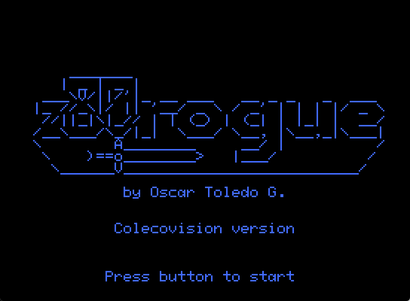 Z80 Rogue Screenshot 1