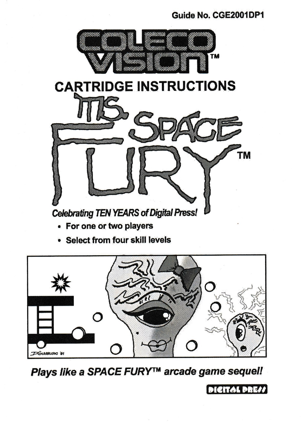 Ms Space Fury Us Manual