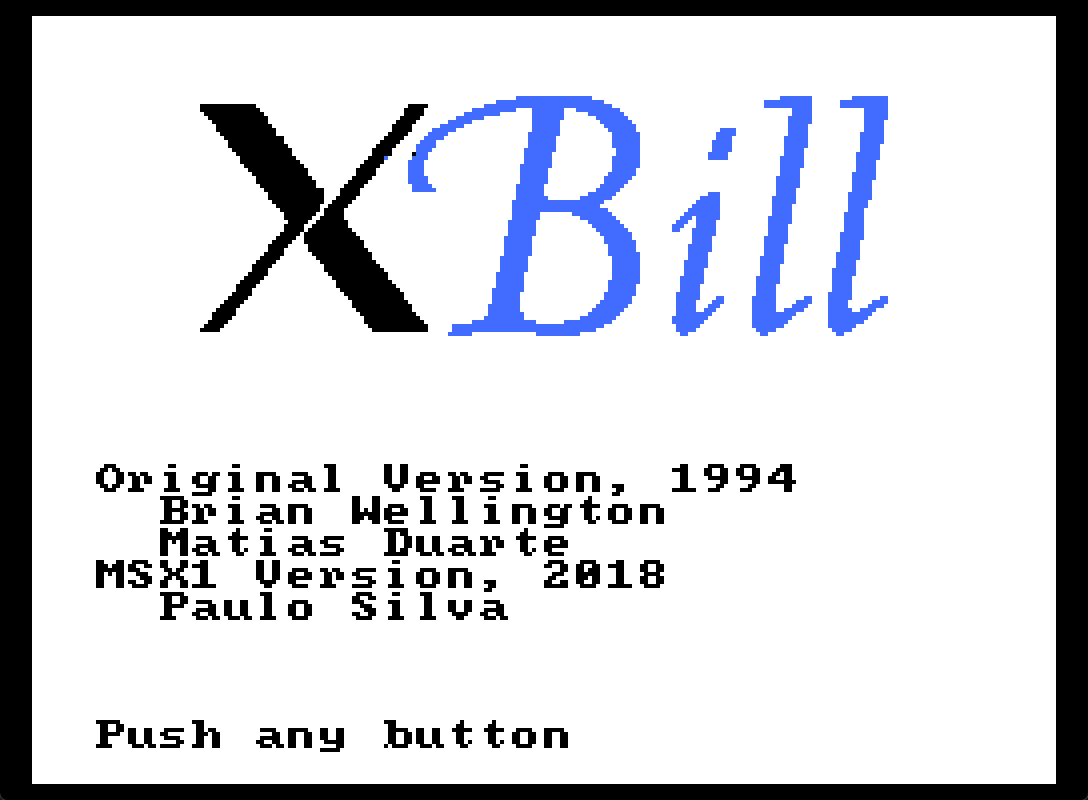 xBill Screenshot 1