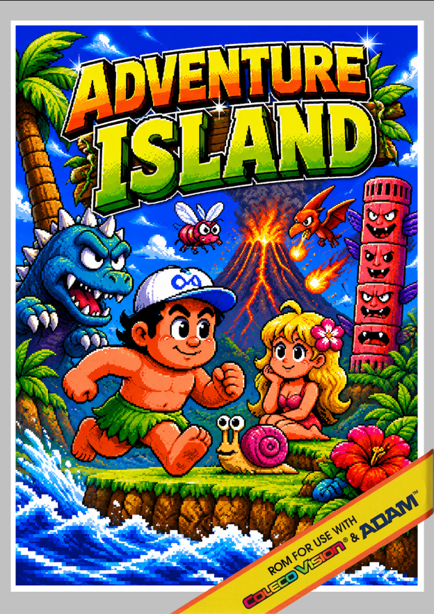Adventure Island US Front Box Art