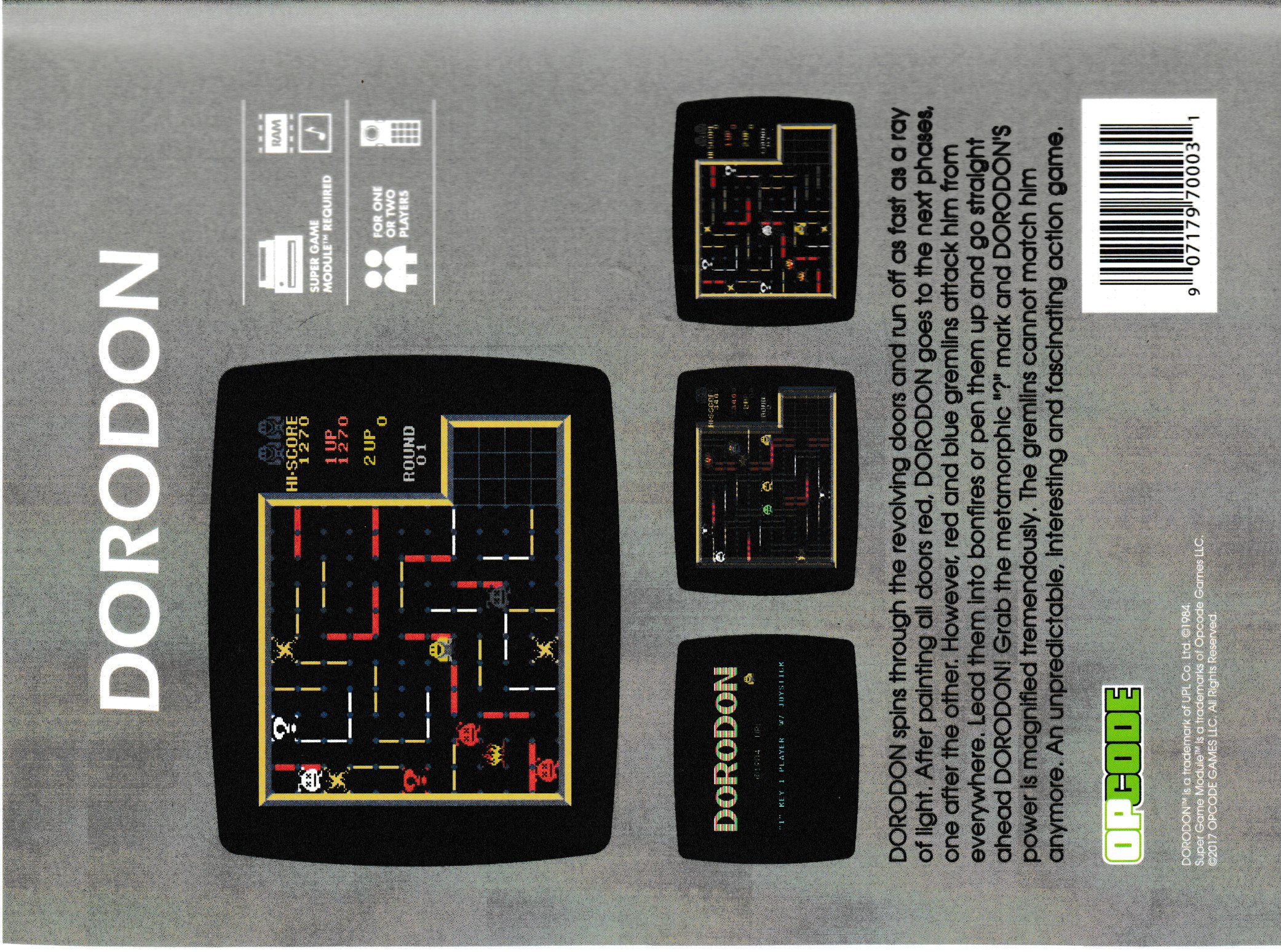 Dorodon US Back Box Art
